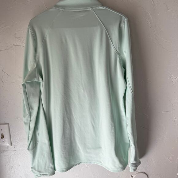 Under Armour XL Mint Green Quarter Zip Pullover Long Sleeve Athletic Top‎ - Picture 5 of 9